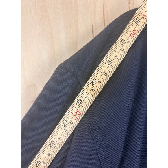 Carhartt FR Flame Resistant Twill Work Shirt Navy Blue L Tall - Picture 5 of 12